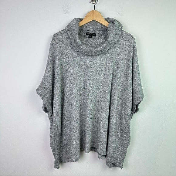 BANANA Republic Marled Cowl Neck Poncho Sweater M/L - Picture 2 of 8